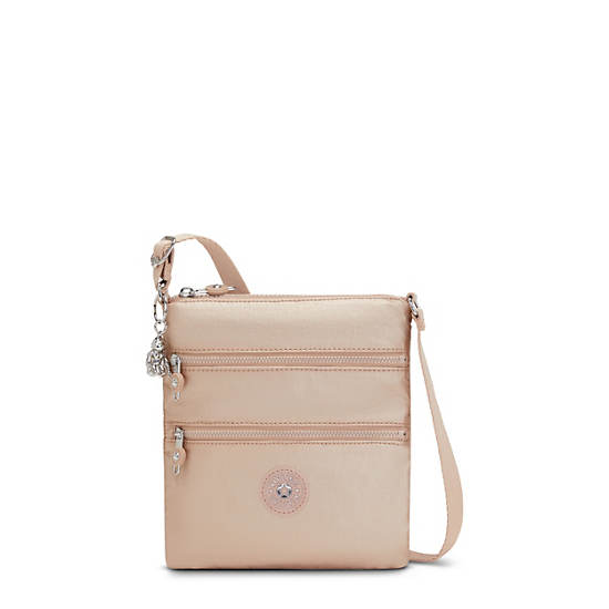 Sac Mini Kipling Keiko Metallic Crossbody Doré | FR 1880HA